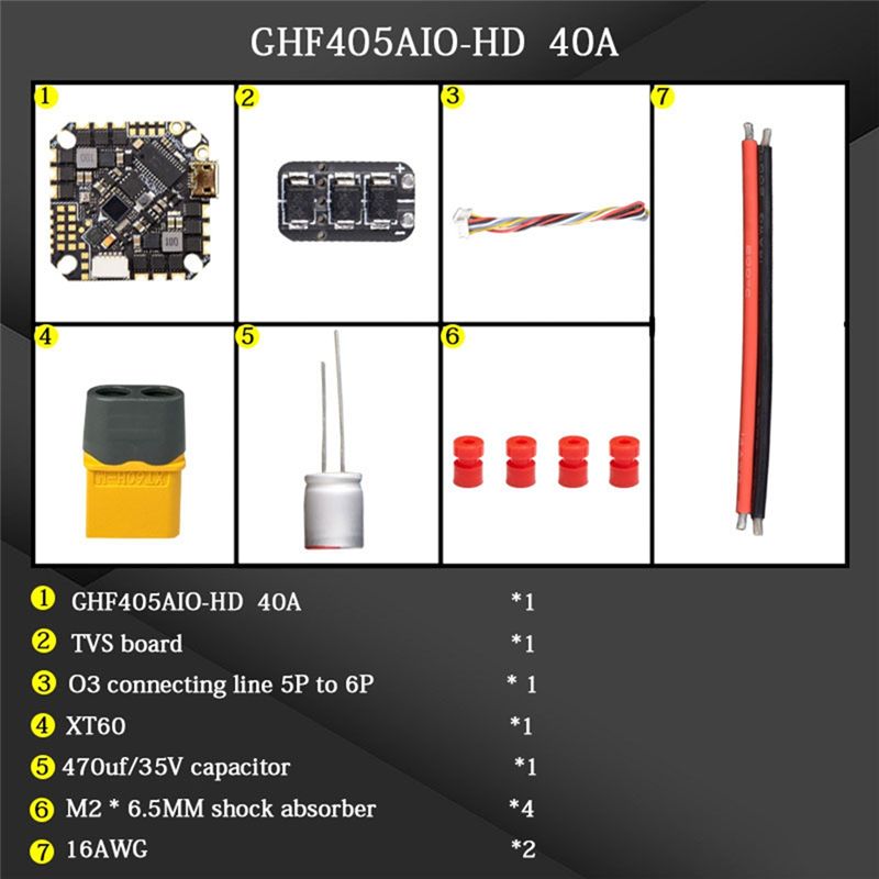 ABTI-GHF405AIO-HD 40A AIO Flig - Drone Esc review and price