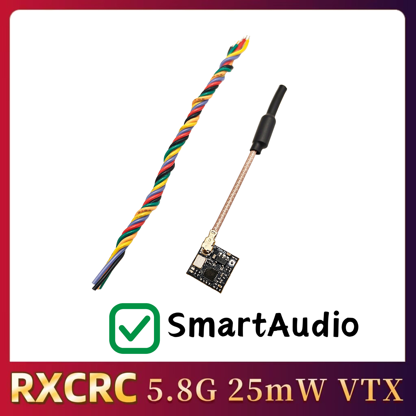 RXCRC 5.8GHz 48CH FPV 25mW Ana - Drone Receiver review and price