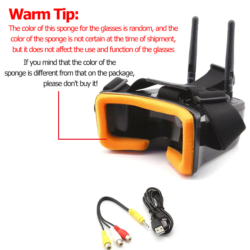 VR009 FPV Video Goggles 3Inch  - Drone Antenna review and price